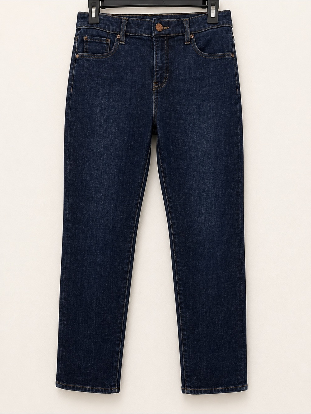 Chico's So Slimming Girlfriend Slim Leg Ankle Jeans Size‎ 4R Dark Wash